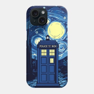 Starry Starry Tardis Phone Case