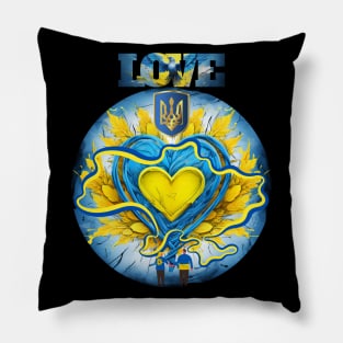 peace for ukraina Pillow