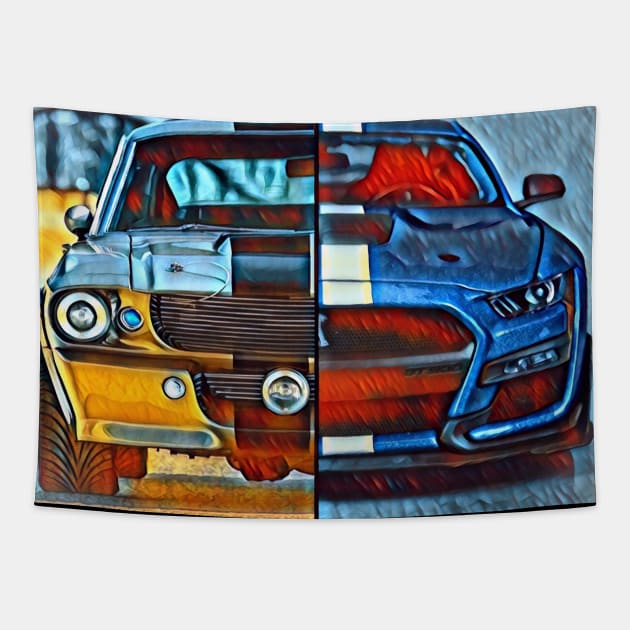 Evolution of the Shelby GT500 Tapestry by d1a2n3i4l5