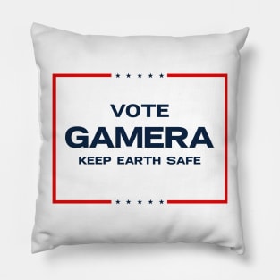 VOTE GAMERA - 2.0 (Front/back print 4 light tees) Pillow