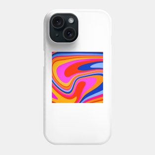 Psychedelic colorful pattern Phone Case