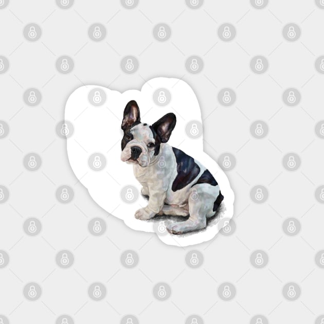 The French Bulldog Magnet by Elspeth Rose Design