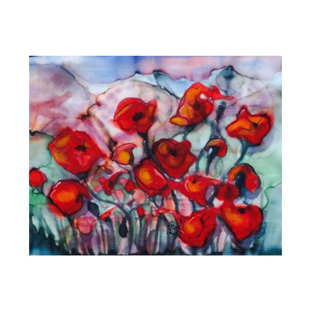 Poppies in nz by Pipsilk