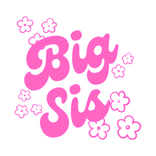 Big sister pink floral T-Shirt