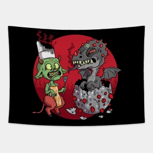 Unholy Cooking Show Tapestry