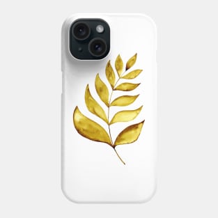 Simple branch - ochre Phone Case