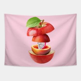 Apple Peach Dragon Fruit Gifts Vegetarian Tapestry