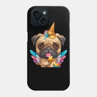 Pug Ice Cream Unicorn Phone Case