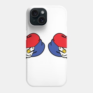 Mickey Filipino Flag Boxing Gloves by AiReal Apparel Phone Case