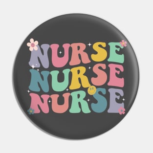 Groovy Nurse Shirt Women for Future Nurse, Nursing School, and Appreciation Nursing Pin