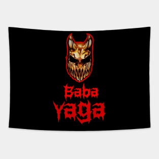 Baba Yaga Slaughter to prevail mask Tapestry