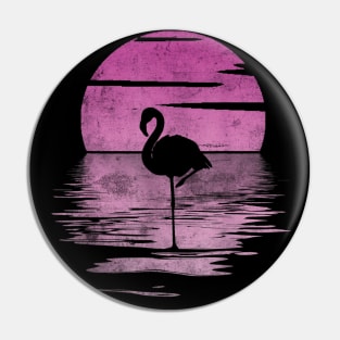 Flamingo Pink Vintage Pin