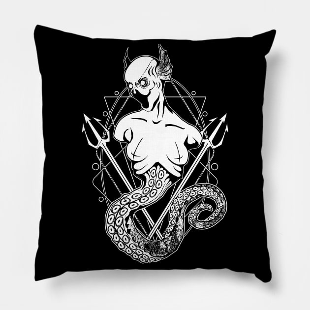 Little mermaid Pillow by Von Kowen