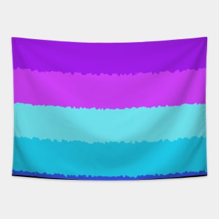 Crystal Lines Of Purple And Blue Tapestry