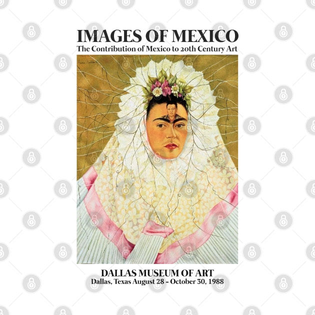 Frida Kahlo Exhibition Art Poster - "Diego on my mind" 1988 by notalizard