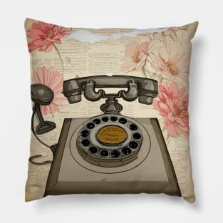 Antique Telephone Pillow