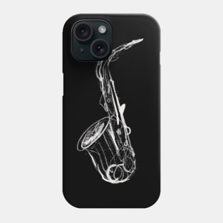 Saxophone_000 Phone Case