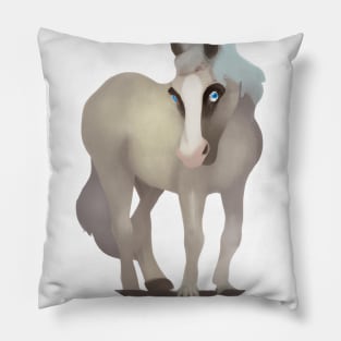 Cute Horse Drawing Pillow