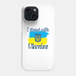 I stand with Ukraine Phone Case