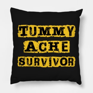 Vintage Tummy Ache Survivor Pillow