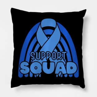 Colon Cancer Support Squad Colorectal Colon Cancer Pillow