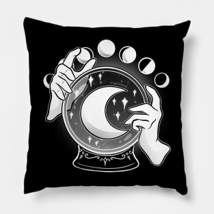 Moonlit Crystal Ball Pillow
