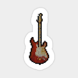 Tiled Pixel 1965 Lenny Guitar Upright Magnet