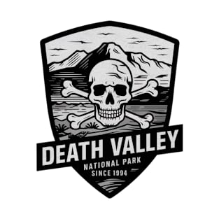 Death Valley National Park Emblem With Skull T-Shirt