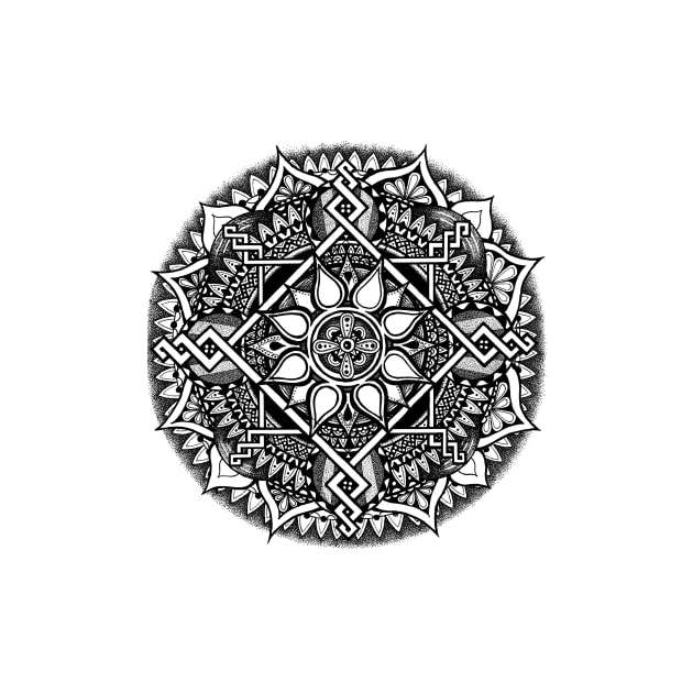 Square Mandala by ShilankaDesign