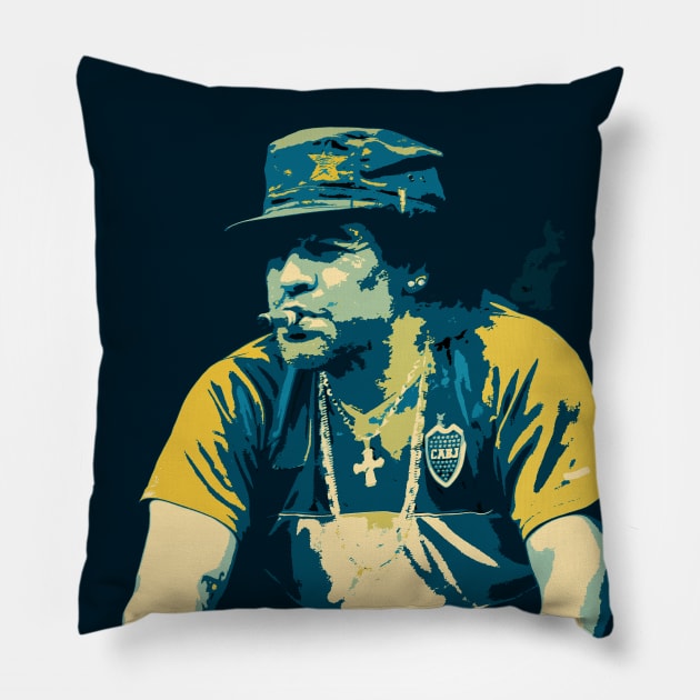 Diego Armando Maradona Pillow by InspireSoccer