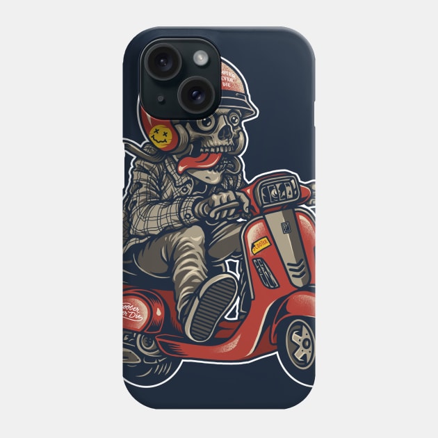 scooter never die Phone Case by Bimaaldisa