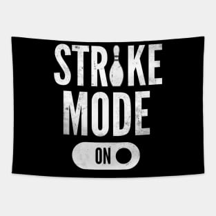 Strike Mode On Bowling Funny Bowler Tapestry