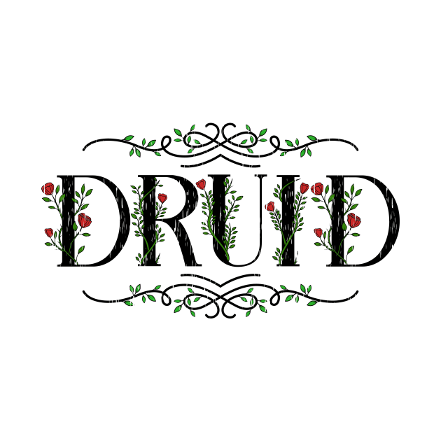 Druid Vintage Sign by Wolfkin Design