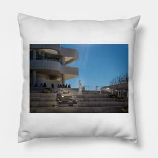 Art Revealed Getty Center Pillow