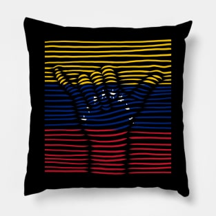 Venezuela Proud Flag, Venezuela gift heritage, Venezuelan girl Boy Friend Venezolano Pillow