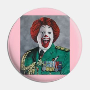 American Ronald | General McDonald | Apocalypse Pop Art | Original Oil Painting Created in 2020 by Tyler Tilley (tiger picasso) Pin