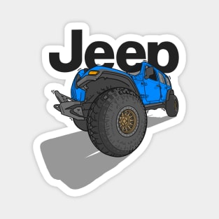 Jeep Design - Blue Magnet