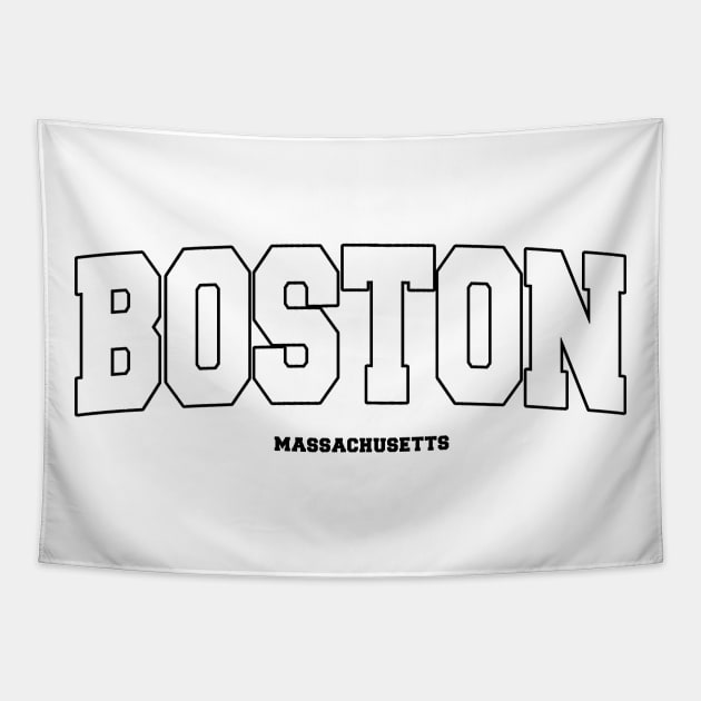 BOSTON Massachusetts V.1 Tapestry by Aspita