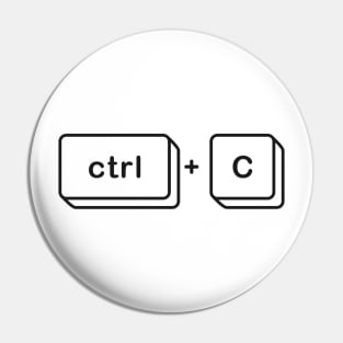 Copy Shortcut Keys Icon Pin