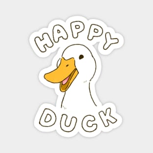 Happy Duck Magnet