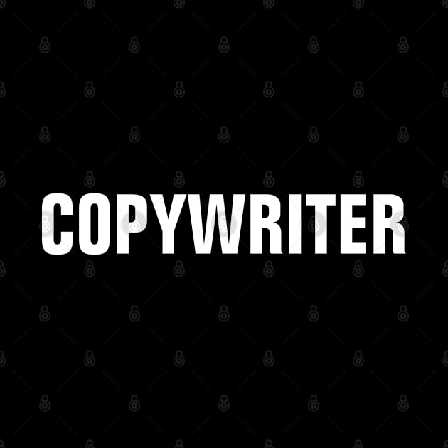 Copywriter - White Text by SpHu24