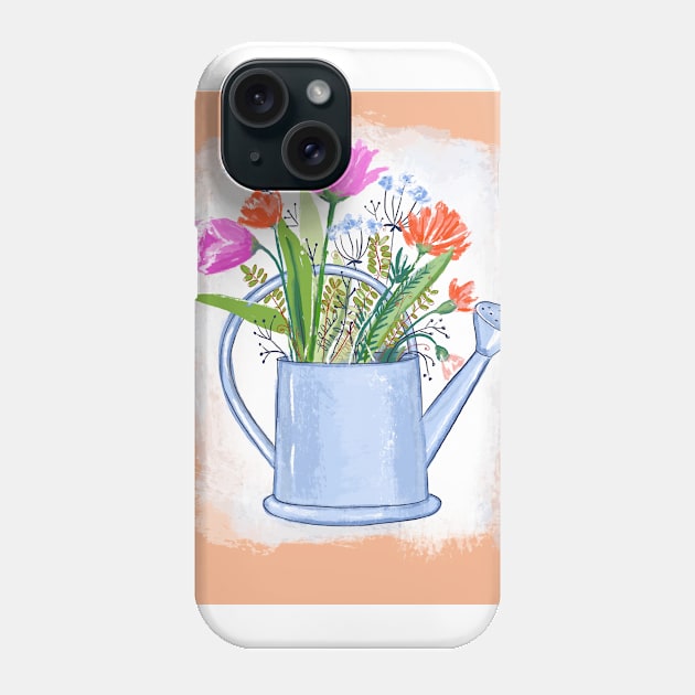 Denizko Easter watering can Phone Case by denizko