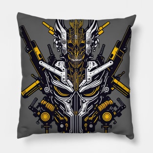 Mecha Skull S02 D64 Pillow