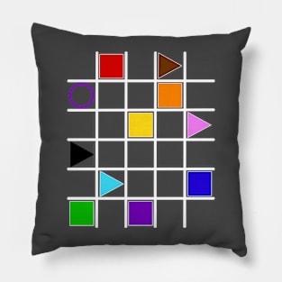 Deconstructed Pride Flag Pillow