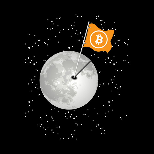 Bitcoin To The Moon | For Altcoin And Blockchain Fans by The Hammer