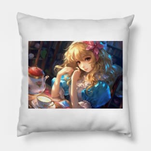 Alice no tea time Pillow