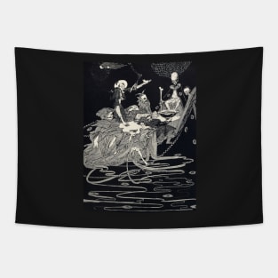 Avast! - Harry Clarke for Edgar Allan Poe Bon-Bon Tapestry