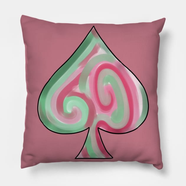 Proud Aces: Abrosexual Pillow by Bestiary Artistry