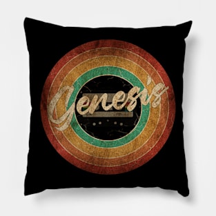 Genesis Vintage Circle Art Pillow