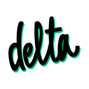 Greek Alphabet: delta (black-green) T-Shirt